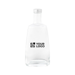 Botella de vidrio fabricada en UE con tapa plateada antigoteo 700ml vista principal