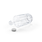 Botella de vidrio fabricada en UE con cierre antigoteo 790ml color transparente tercera vista