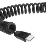 Cable de plástico reciclado todo en uno con carga rápida 60W color negro segunda vista de detalle