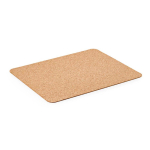 Tapete de escritorio de corcho rectangular fabricado en Europa color natural