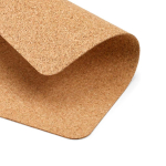 Tapete de escritorio de corcho rectangular fabricado en Europa color natural vista de detalle
