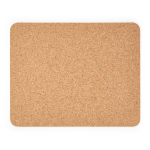 Panel de corcho natural rectangular de doble cara fabricado en Europa color natural vista trasera