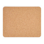 Panel de corcho natural rectangular de doble cara fabricado en Europa color natural vista frontal