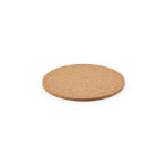 Posavasos de corcho natural redondo hecho en UE para tazas y vasos color natural