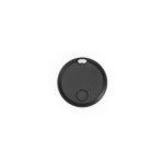 Localizador de plástico reciclado compatible con Apple y Android color negro segunda vista frontal