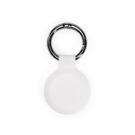 Localizador de plástico reciclado compatible con Apple y Android color blanco vista trasera