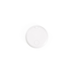 Localizador de plástico reciclado compatible con Apple y Android color blanco segunda vista frontal