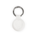 Localizador de plástico reciclado compatible con Apple y Android color blanco vista frontal