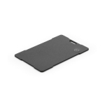Localizador ultrafino de plástico reciclado para cartera o llavero color negro