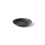 Plato de cerámica para postres con acabado mate fabricado en Europa color negro