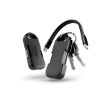 Cargador portátil llavero de plástico reciclado ultracompacto 1.000mAh color negro tercera vista