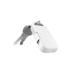 Cargador portátil llavero de plástico reciclado ultracompacto 1.000mAh color blanco quinta vista