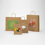 Bolsa de papel kraft reciclado con certificación FSC 115g/m²