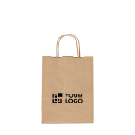 Bolsa de papel kraft reciclado con certificación FSC 115g/m² vista principal
