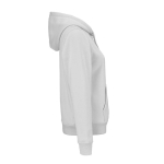 Sudadera de algodón orgánico para mujer con capucha 300g/m² Bondi color gris claro segunda vista