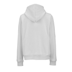 Sudadera de algodón orgánico para mujer con capucha 300g/m² Bondi color gris claro vista trasera