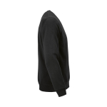 Sudadera de algodón orgánico unisex de felpa cepillada 300g/m² Waikiki color negro segunda vista