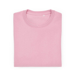 Sudadera de algodón orgánico unisex de felpa cepillada 300g/m² Waikiki color rosa segunda vista frontal
