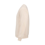 Sudadera de algodón orgánico unisex de felpa cepillada 300g/m² Waikiki color beige tercera vista