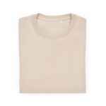 Sudadera de algodón orgánico unisex de felpa cepillada 300g/m² Waikiki color beige segunda vista frontal