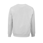 Sudadera de algodón orgánico unisex de felpa cepillada 300g/m² Waikiki color gris claro vista trasera