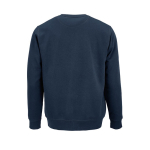 Sudadera de algodón orgánico unisex de felpa cepillada 300g/m² Waikiki color azul marino vista trasera
