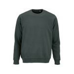 Sudadera de algodón orgánico unisex de felpa cepillada 300g/m² Waikiki color verde oscuro vista frontal
