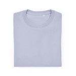 Sudadera de algodón orgánico unisex de felpa cepillada 300g/m² Waikiki color azul pastel segunda vista frontal