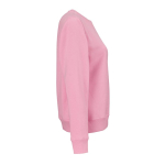 Sudadera de algodón orgánico de mujer cuello redondo 300g/m² Waikiki color rosa segunda vista