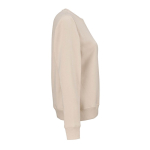 Sudadera de algodón orgánico de mujer cuello redondo 300g/m² Waikiki color beige segunda vista