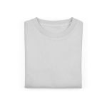 Sudadera de algodón orgánico de mujer cuello redondo 300g/m² Waikiki color gris claro segunda vista frontal