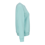 Sudadera de algodón orgánico de mujer cuello redondo 300g/m² Waikiki color verde claro segunda vista