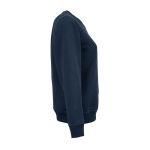 Sudadera de algodón orgánico de mujer cuello redondo 300g/m² Waikiki color azul marino segunda vista