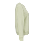 Sudadera de algodón orgánico de mujer cuello redondo 300g/m² Waikiki color verde pastel segunda vista