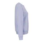 Sudadera de algodón orgánico de mujer cuello redondo 300g/m² Waikiki color azul pastel segunda vista
