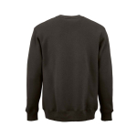 Sudadera de algodón orgánico unisex con cuello redondo 340g/m² Nazaré color lila vista trasera