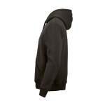 Sudadera de algodón orgánico unisex con capucha 340g/m² Tulum color lila tercera vista