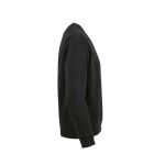 Sudadera de algodón orgánico unisex con felpa francesa 300g/m² Capri color negro segunda vista