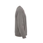 Sudadera de algodón orgánico unisex con felpa francesa 300g/m² Capri color gris segunda vista