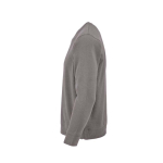 Sudadera de algodón orgánico unisex con felpa francesa 300g/m² Capri color gris tercera vista
