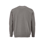 Sudadera de algodón orgánico unisex con felpa francesa 300g/m² Capri color gris vista trasera