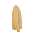 Sudadera de algodón orgánico unisex con felpa francesa 300g/m² Capri color amarillo segunda vista