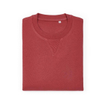Sudadera de algodón orgánico unisex con felpa francesa 300g/m² Capri color menta poderosa segunda vista frontal