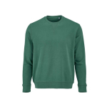 Sudadera de algodón orgánico unisex con felpa francesa 300g/m² Capri color verde oscuro vista frontal