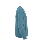 Sudadera de algodón orgánico unisex con felpa francesa 300g/m² Capri color azul petróleo segunda vista