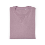 Sudadera de algodón orgánico unisex con felpa francesa 300g/m² Capri color lila segunda vista frontal