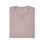 Sudadera de algodón orgánico unisex con felpa francesa 300g/m² Capri color gris topo segunda vista frontal