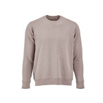 Sudadera de algodón orgánico unisex con felpa francesa 300g/m² Capri color gris topo vista frontal
