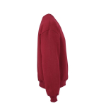Sudadera de algodón orgánico unisex oversize 340g/m² Whitehaven color burdeos segunda vista