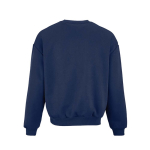 Sudadera de algodón orgánico unisex oversize 340g/m² Whitehaven color azul marino vista trasera